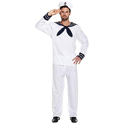 Mens Sailor Fancy Dress Stag Party Marine Navy Nautical by Harlequin