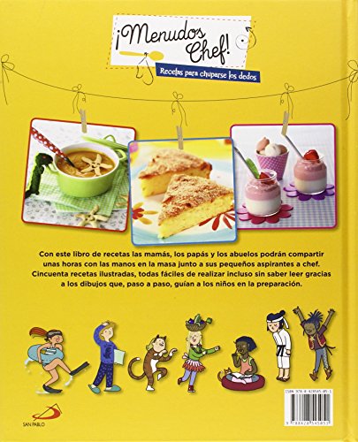¡Menudos chef!: Recetas para chuparse los dedos (Actividades y destrezas)