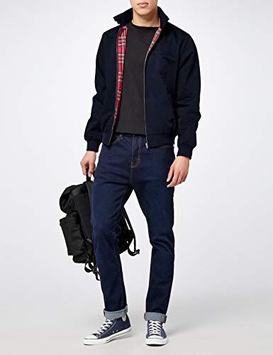 Merc Harrington, Abrigos de Manga Larga Para Hombre, Azul (Navy), Large