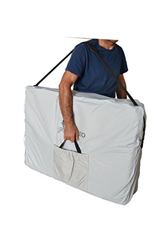 MERCURIO Camilla mesa de aluminio ligera portátil para masajes estética tattoo