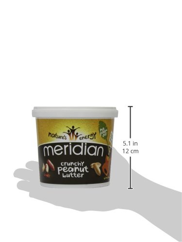 Meridian Natural Crunchy Peanut Butter - No added sugar and no added salt - 1kg
