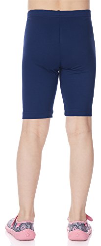 Merry Style Leggins Mallas Pantalones Cortos Ropa Deportiva Niña MS10-132 (Azul Marino, 116 cm)
