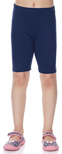 Merry Style Leggins Mallas Pantalones Cortos Ropa Deportiva Niña MS10-132 (Azul Marino, 116 cm)