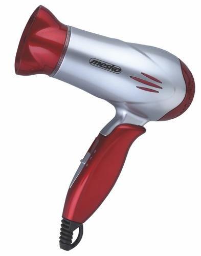 Mesko MS2226 Secador de Pelo de Viaje, 2 ajustes de Velocidad, Plegable, 1200W, 1200 W, Plástico