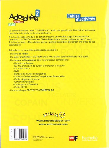 Méthode de français 2. Adosphère. Cahier d'activités - 9788467545814