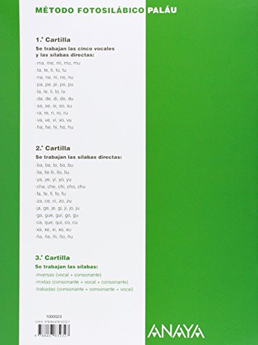 Método fotosilábico: 3.ª Cartilla. - 9788467832327 (Palau)