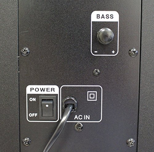 Metronic 477092 - Columna Bluetooth, altavoz de suelo, potencia: 240W, entrada jack 3,5mm, USB Play&Charge, altura: 125cm, Gris/negro, 23x25x125 cm