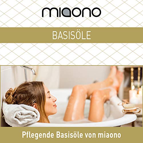 Miaono – Aceite de almendras 100% puro, en una botella de vidrio prensado