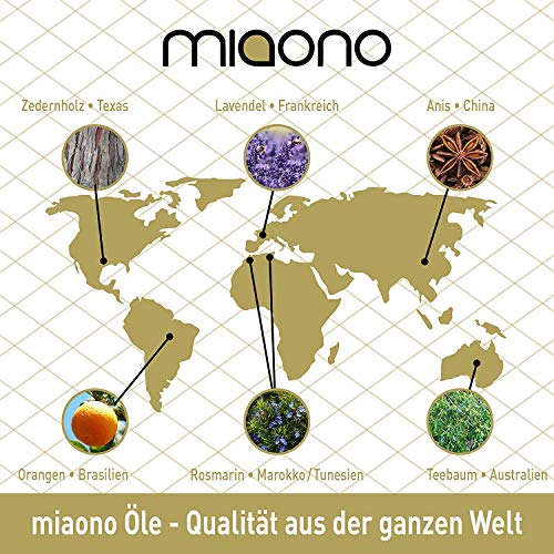 Miaono – Aceite de almendras 100% puro, en una botella de vidrio prensado