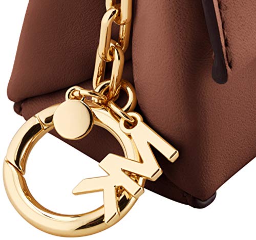 Michael Kors Charms Leather, Colgantes de Piel. para Mujer, Luggage, Small