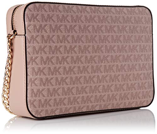 Michael Kors Jet Set, LG EW CROSSBODY para Mujer, SFTPINK/CERVATILLO, Large
