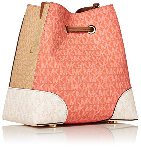 Michael Kors Mercer Gallery, SM BLK CONV BCKT SHLDR para Mujer, Pnkgrpft Mlt, Small