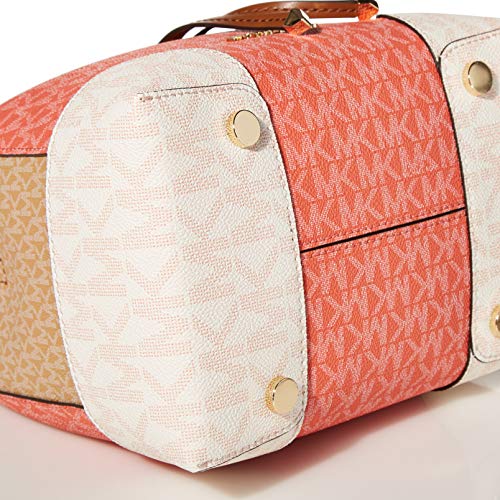 Michael Kors Mercer Gallery, SM BLK CONV BCKT SHLDR para Mujer, Pnkgrpft Mlt, Small