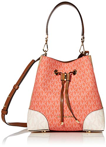 Michael Kors Mercer Gallery, SM BLK CONV BCKT SHLDR para Mujer, Pnkgrpft Mlt, Small