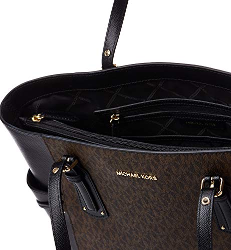 Michael Kors Voyager, EW MUERTO para Mujer, Brown/Black, Small