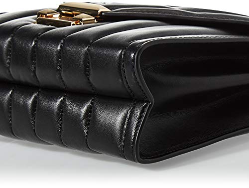 Michael Kors Whitney, Bolso de hombro convertible para Mujer, Black, Large