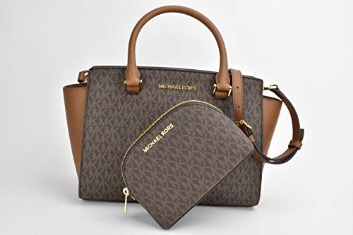 Michael Kors Women's Selma Medium Top-Zip Satchel