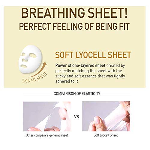 [Miclan] Honey Nutrient Enriched Mask 10pcs – (de Mediheal) Mascarilla para la piel llena de nutrientes hidratantes con miel y propóleos