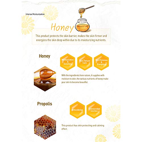 [Miclan] Honey Nutrient Enriched Mask 10pcs – (de Mediheal) Mascarilla para la piel llena de nutrientes hidratantes con miel y propóleos