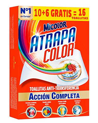 Micolor Toallitas Blanco Intenso – Pack de 4, Total: 64 Toallitas