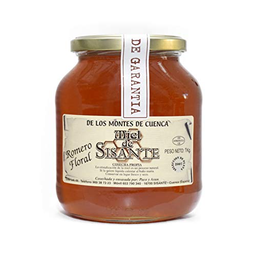 Miel de Cuenca - Sisante 100% natural, directa del apicultor - Tarro 1kg