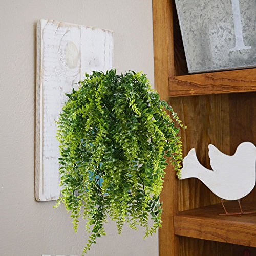 MIHOUNION 2pcs Planta Enredadera Artificial Exterior Interior Helecho de Boston Artificial Hiedra Plastico Yedra Decoracion Planta Artificial Colgante Verde para Maceta Terraza Pared Balcon Cesta