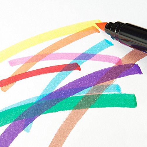 Milan Rotuladores Pincel Brush, 10 unidades