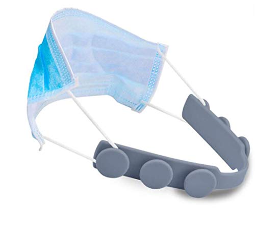 MILASIA 6 uds, Gancho para máscara de Oreja, Silicona para Oreja, Hebilla Ajustable, extensión de máscara, Hebilla Desmontable, manijas de máscara para protección auditiva