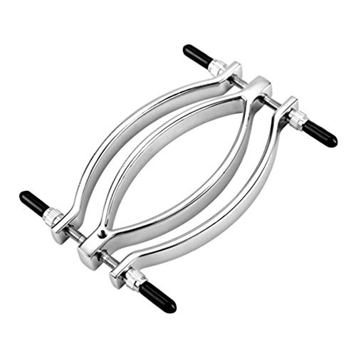 Milisten Clip de Labios Clip de Metal Abrazaderas de Espéculo de Vagina Abrazaderas Estimulantes Del Punto G Juegos Eróticos para Adultos Juguete para Mujeres Parejas