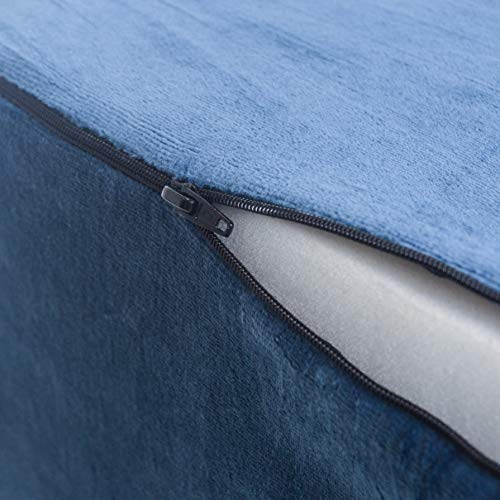 Milliard Almohada Elevador de piernas, Cojín Terapéutica para Reposo para Lesiones, Soporte de cuña de Cama, Funda Lavable