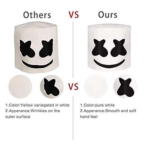 Miminuo Festival de música Accesorios de la máscara de Halloween Máscara Principal Completa Disfraces de Halloween Máscara de Cosplay