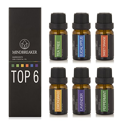 Mindbreaker - Aceites esenciales para aromaterapia bio - Set de 6 botellas (serie tradicional)