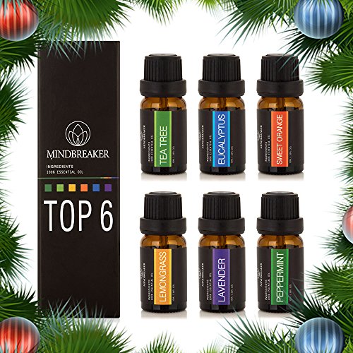 Mindbreaker - Aceites esenciales para aromaterapia bio - Set de 6 botellas (serie tradicional)