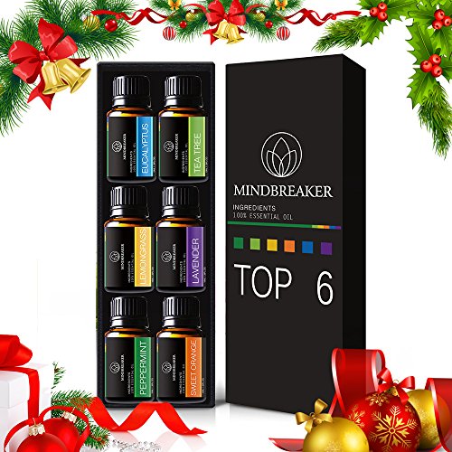 Mindbreaker - Aceites esenciales para aromaterapia bio - Set de 6 botellas (serie tradicional)