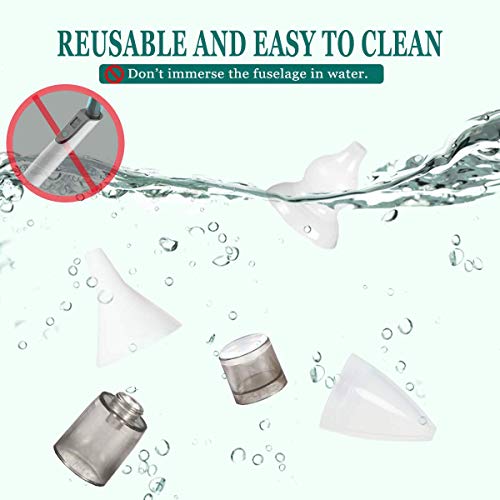 Minetom Aspirador Nasal Bebe Electrico Aspirador de Nariz del Bebé 3 Niveles De Succión Pantalla LCD,USB cargando Aspirador Nasal Para bebé & Recién Nacido