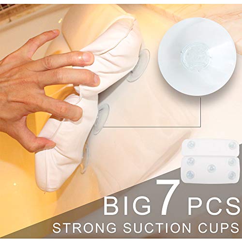 MINGZE Almohada Bañera, Almohada de Baño, Reposacabezas Bañera con Ventosas Cojín para Bañera Ergonómico para SPA en Casa Bañera de Hidromasaje e Hidromasaje, Cojín Reposacabezas para Bañera Jacuzzi