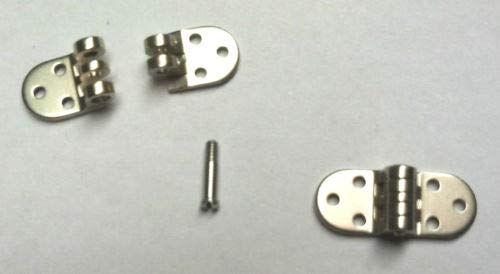 Mini bisagras, 1 par de bisagras de gafas, 6 mm