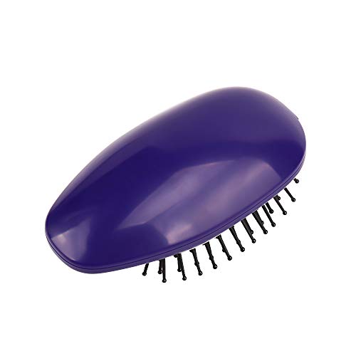 Mini cepillo alisador para cabello, portátil, iones negativos, antiestático, cabello recto, peine de masaje