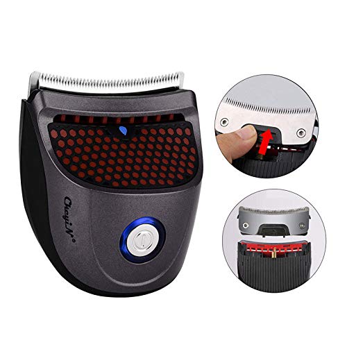 Mini cortadora de pelo portátil, cortadora ancha para hombres, máquina de afeitar eléctrica inalámbrica de corte rápido, máquina recargable de alta velocidad, barbero