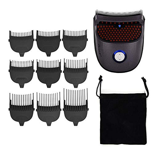 Mini cortadora de pelo portátil, cortadora ancha para hombres, máquina de afeitar eléctrica inalámbrica de corte rápido, máquina recargable de alta velocidad, barbero