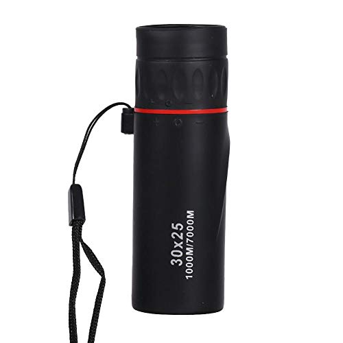 Mini Telescopio de enfoque con una Mano monocular HD óptico Telescopio portátil impermeable ne 30 x 25 Zoomable 7X al aire libre Fácil de operar Adecuado para observación de aves Viajes en camping