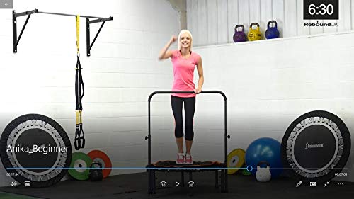 Mini Trampolín Fitness DVD Entrenamiento Compilación. Incluye 3 increíbles, divertidos y fáciles entrenamientos de fitness para ayudarte a perder peso y tonificar.