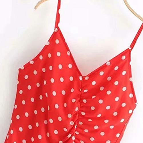 Mini vestido irregular de la raja del frente de los vestidos femeninos sin respaldo Como se muestra,M