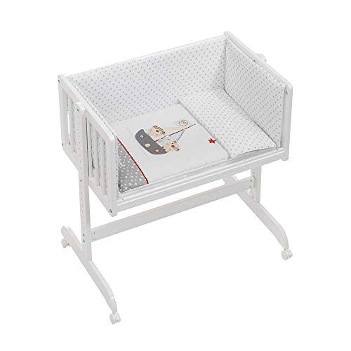 Minicuna Colecho con Textil Pirata