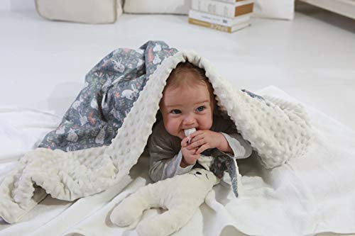 Miracle Baby Manta Bebe Algodón，Manta Coralina Bebe Algodón, Suave y Confortable,Swaddle Wrap Saco de Dormir para Niños 110 * 140(Grande,Ballena)