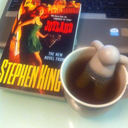 Miryo-Colador De Té diseño de ¨Señor Té¨de Silicona Infusor Colador de hojas Filtro de especias Bolsa Bolsita de té con forma de Hombre