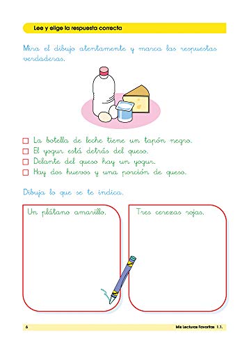 Mis lecturas favoritas 1.1 / Editorial GEU / 1º Primaria / Mejora la comprensión lectora / Recomendado como repaso / Con actividades sencillas