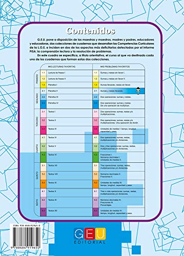 Mis problemas favoritos 2.1 / Editorial GEU / 2º Primaria / Mejora la resolución de problemas / Recomendado como repaso / Con actividades sencillas