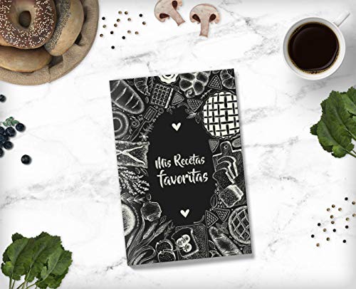 Mis Recetas Favoritas: Libro de recetas mis platos cuadernos receta - Libro De Recetas en blanco para crear tus propios platos