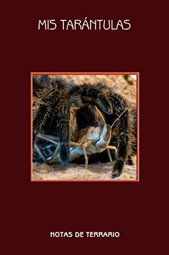 Mis tarántulas notas de terrario: Brachypelma Albopilosum con presa, notas de terrario, regalo para los aficionados a las arañas. Formato A5, 120 ... la araña, cuaderno para entradas de todo tipo
